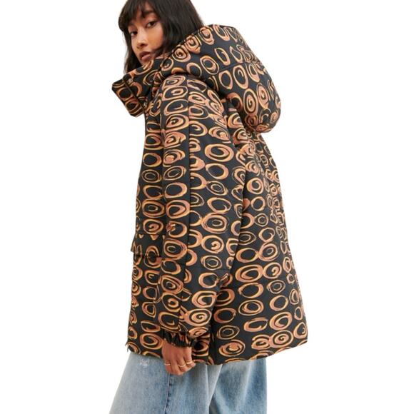 Find Me Now x Free People Nova Puffer Jacket Coat Size S/M - Picture 4 of 15